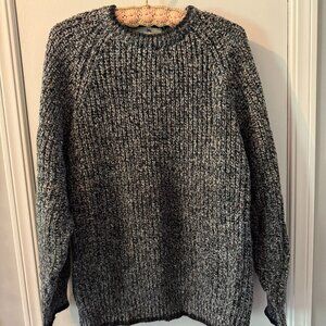 Vintage Black Marl Aeropostale Compagine General Sweater Large